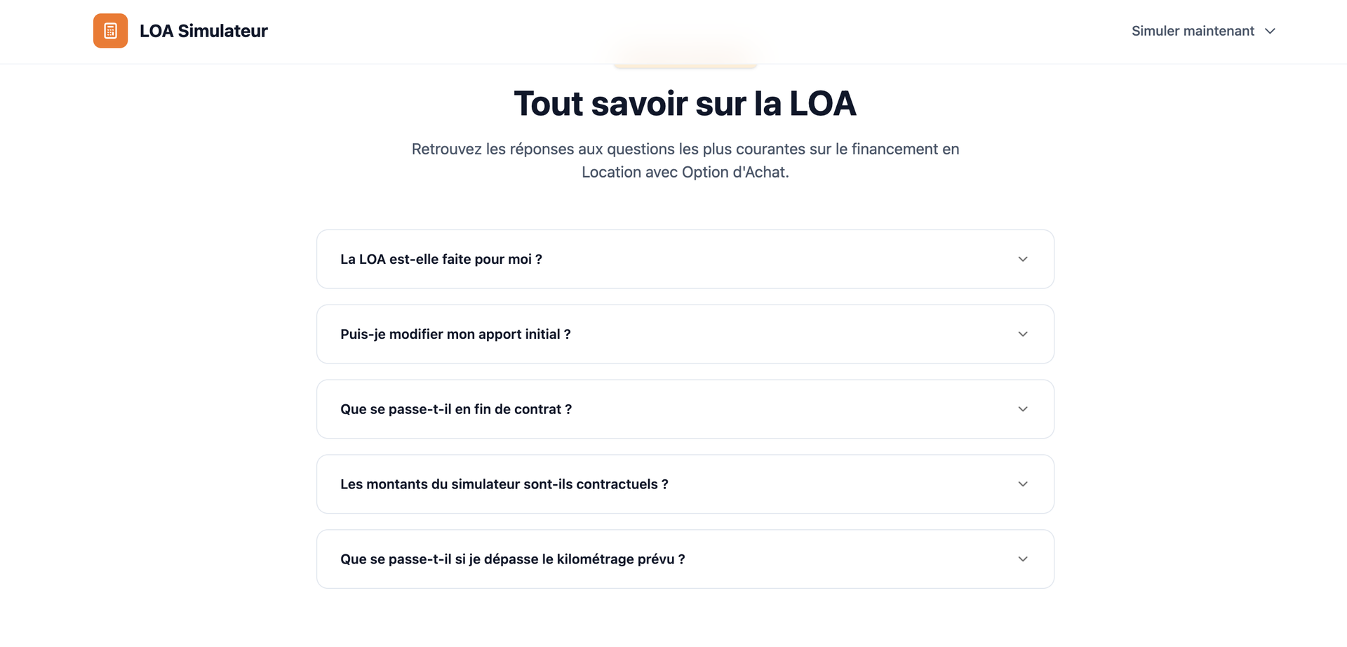 Calculateur LOA 3